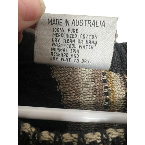 Carlo Alberto Sweater Mens Size XL Australian Hip Hop Coogi Style Vintage 3D 90s - Picture 9 of 12